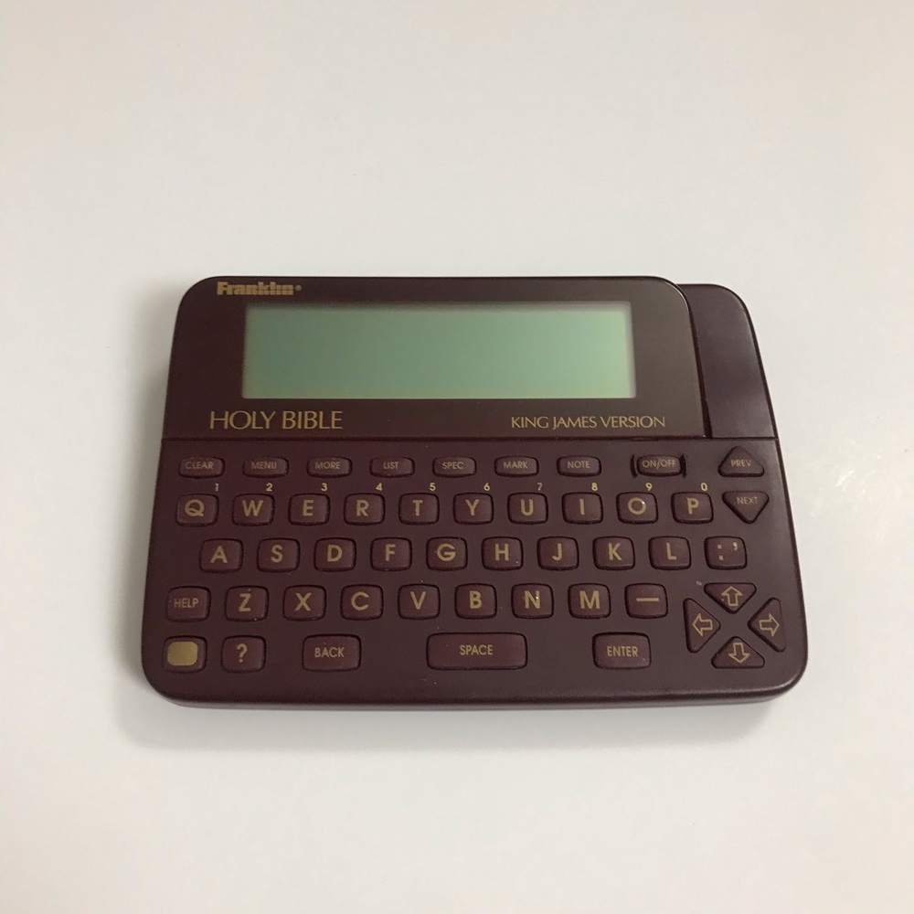 Franklin Electronic Handheld Holy Bible King James Version KJ-31